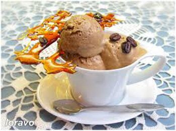 кофейное мороженое