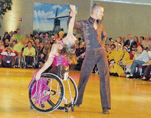 чемпионка мира по танцам на колясках Анна Горчакова