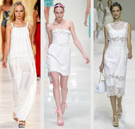 белое платье, весна-лето 2011 белое платье, весна-лето 2011