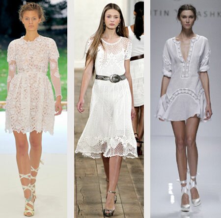 белое платье, весна-лето 2011 белое платье, весна-лето 2011