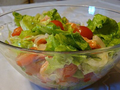 салат с оливковым маслом