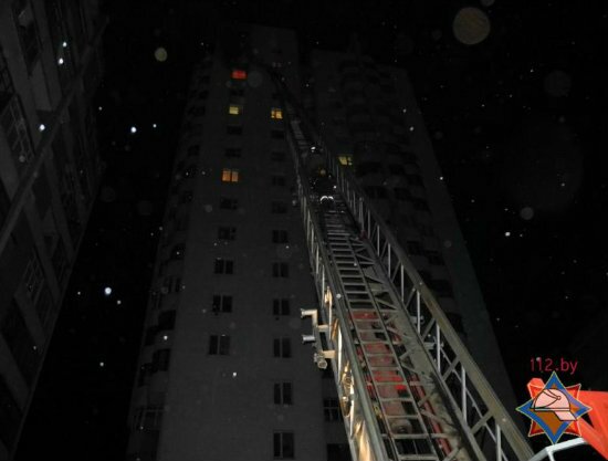 Пожар в Гомеле