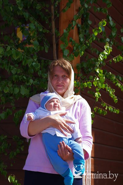 Ирина Шарипова с младшим ребенком