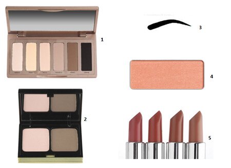 Палитра для повседневно-делового макияжа