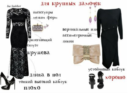 Маленькое черное платье для пышных дам