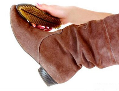 Как чистить обувь из нубука