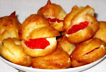 Рецепт приготовления заварных пирожных соленые Рецепт приготовления заварных пирожных соленые