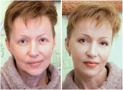 Возрастной макияж примеры