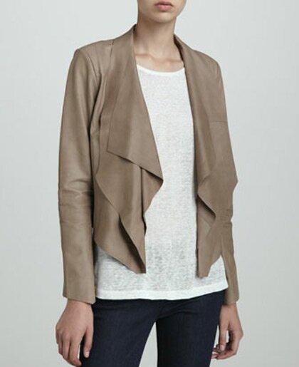 Замшевый жакет