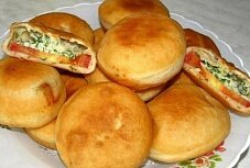 Пирожки «Бомбочки» с помидорами