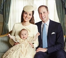  Кейт и Уильям показали фото подросшего принца Георга