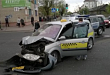 ДТП в Барановичах: столкнулись такси и милиция