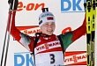 Домрачева выиграла последнюю гонку сезона в Кубке мира по биатлону