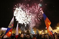 Грандиозный салют прогремел в честь присоединения Крыма