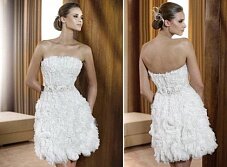 Короткое свадебное платье – вызов традициям