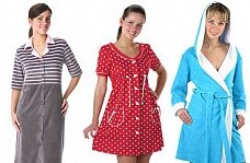 Женский халат – совместим красоту с удобством