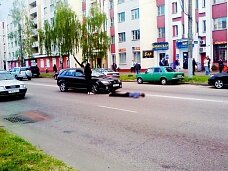 Автомобилистка сбила пьяного пешехода в Гомеле